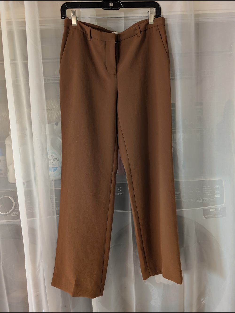 Aritzia Brown High-Rise Trousers